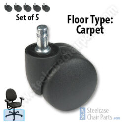 Soft Floor Casters for Steelcase Criterion Chair