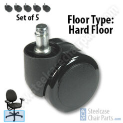 Hard Floor Casters for Steelcase Criterion Chair - www.steelcasechairparts.com