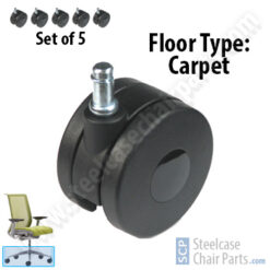 Soft Floor Casters for Steelcase Think Chair